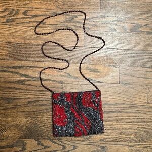 Vintage Authentic MOYNA Beaded Crossbody Evening Bag